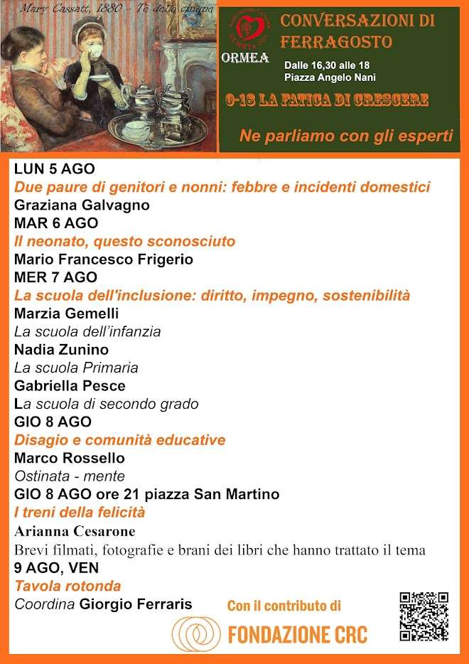 conversazioni di ferragosto ormea