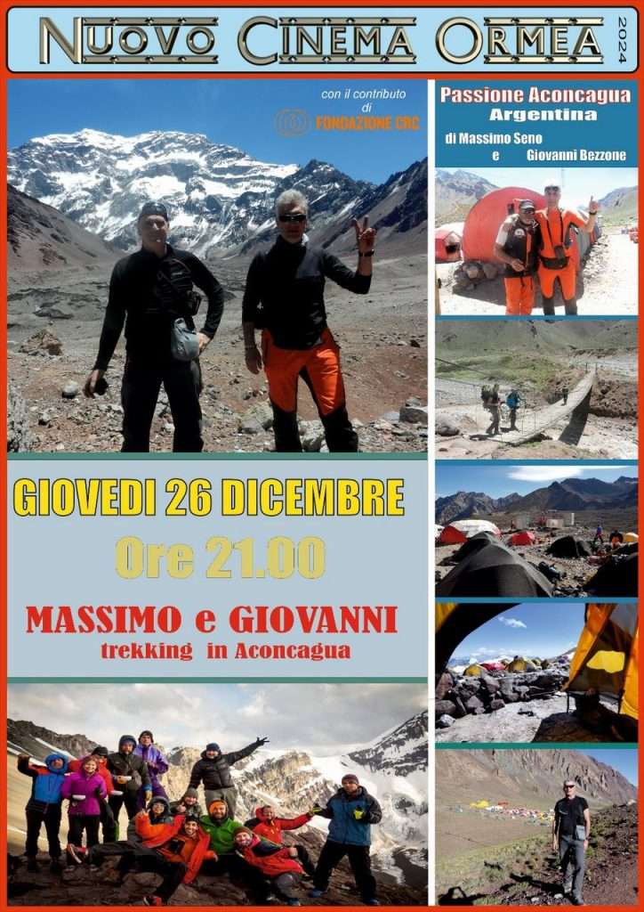 passione aconcagua nuovo cinema ormea