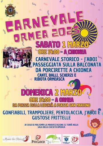 carnevale ormea 2025