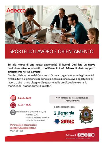 incontro con adecco ormea