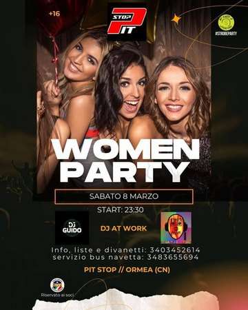 women party pit stop ormea