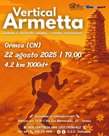 vertical armetta 2025 ormea