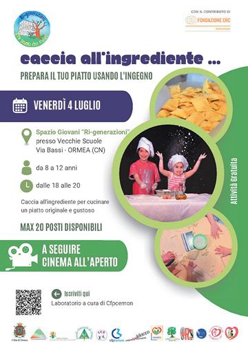 caccia all'ingrediente ormea