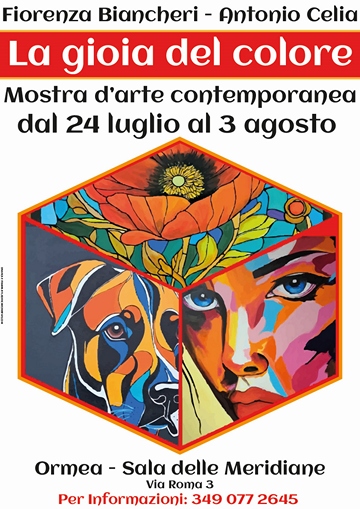 la gioia del colore 24 luglio - 3 agosto Ormea