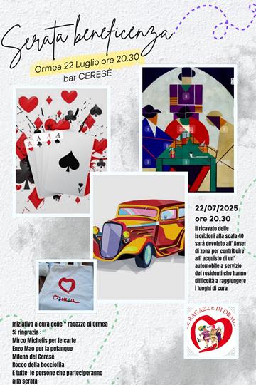 serata beneficenza 22 luglio