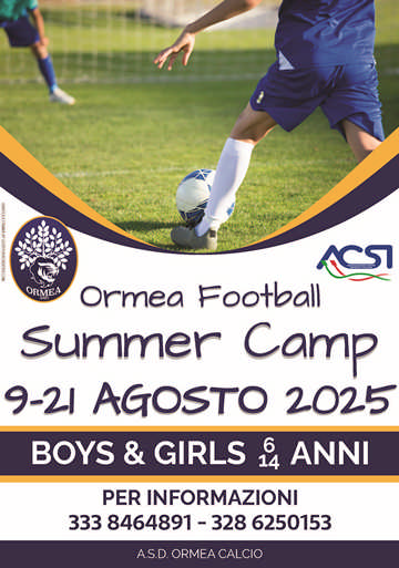 summer camp 2025 ormea