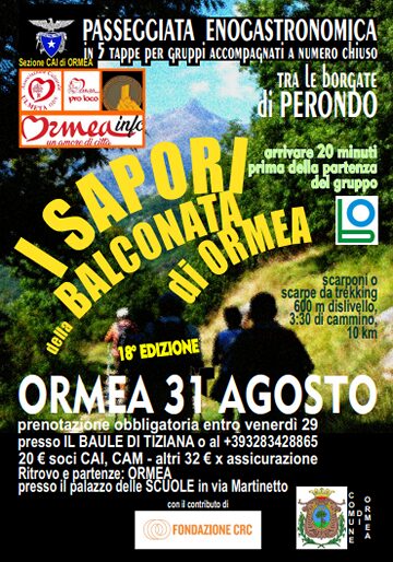 i sapori della balconata 31 agosto