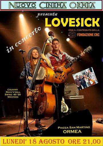 lovesick concerto 18 agosto