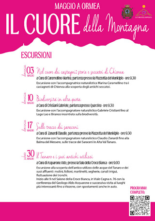 escursioni maggio ormea