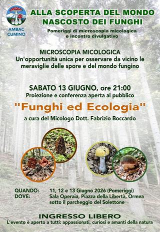 funghi ed ecologia ormea