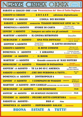 cinema sotto le stelle ormea