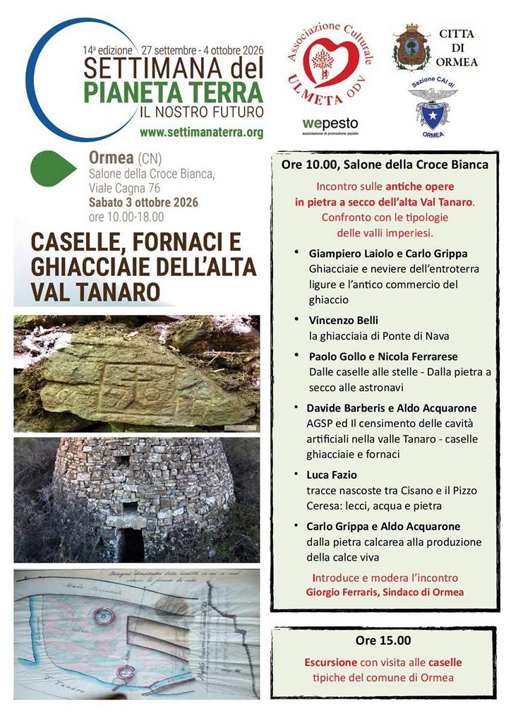 Caselle, fornaci e ghiacciaie dell’Alta Val Tanaro