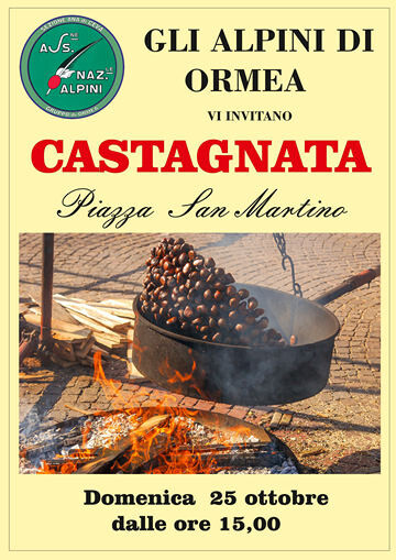 castagnata alpini ormea 25 ottobre