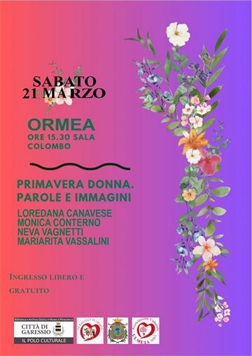 Primavera donna Ormea