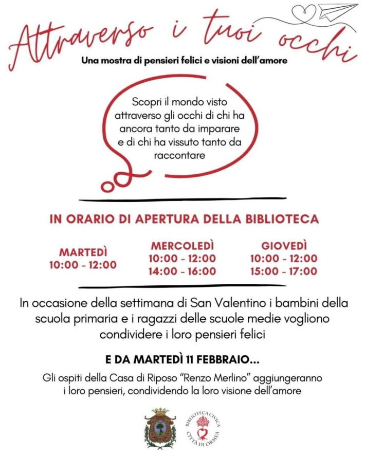 attraverso i tuoi occhi biblioteca ormea