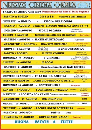 cinema sotto le stelle ormea