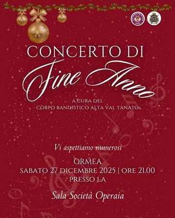 concerto di fine anno ormea