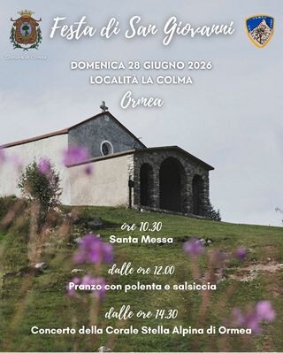 festa di san giovanni 2026 ormea