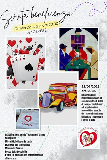 serata beneficenza 22 luglio