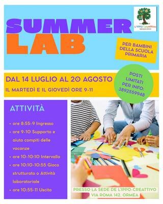 summer lab ormea